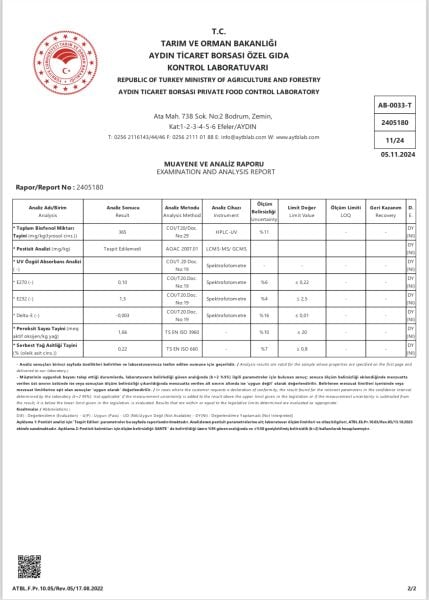 5 LT ZEYTİNYAĞI ( ERKEN HASAT -SOĞUK SIKIM SIZMA-ANALİZLİ)